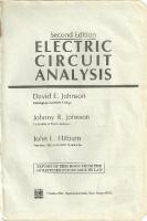 01 JOHNSON-2e Electric Circuit Analysis PDF