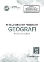 01 KUNCI PR GEOGRAFI 11A Edisi 2019 PDF