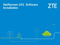 02 NetNumen U31 Software Installation - 54P