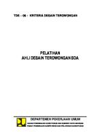 02005-06-Kriteria Desain Terowongan PDF [PDF]