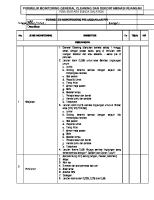 03 - 9 - Formulir Monitoring General Cleaning - 2017