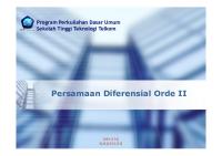 03 Persamaan Diferensial Orde II