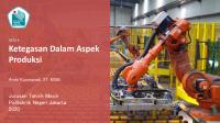 04 - Ketegasan Dalam Aspek Produksi