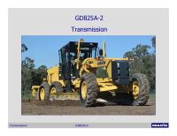 05 Komatsu GD825 Transmission System