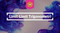 07 Limit Limit Trigonometri