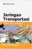 1 SAKTI ADJI ADISASMITA - Jaringan Transportasi Teori Dan Analisis PDF