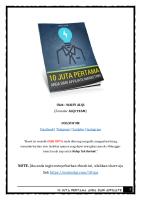 10 Juta Pertama Anda Dari Affiliate Marketing PDF