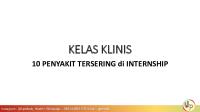 10 Penyakit Tersering Di Internship