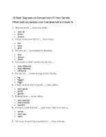 10 Soal Degrees of Comparison Pilihan Ganda [PDF]