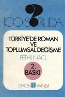 100 Soruda Türkiye’de Roman ve Toplumsal Değişme [2nd ed.] [PDF]