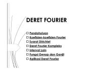 12-Fisika Matematika II - Deret Fourier