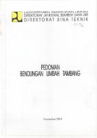 15) Pedoman. Bendungan Limbah Tambang [PDF]