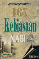 165 Kebiasaan Nabi by Abduh Zulfidar Akaha PDF