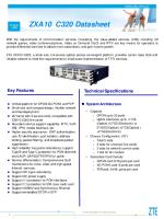 19.1 ZTE GPON OLT ZXA10 C320 Datasheet PDF [PDF]