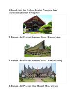 20 Nama Dan Gambar Rumah Adat Di Indonesia [PDF]