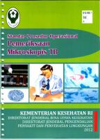 2012 - Standar Prosedur Operasional Pemeriksaan Mikroskopis TB