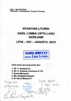 2020-10-13 Nyanyian Liturgi - Lomba Cipta Lagu Gerejawi