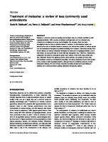 2020 - Treatment of Melasma A Review of Less Commonly Used Antioxidants