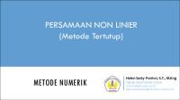 2.1 Persamaan Non Linier 1 PDF [PDF]