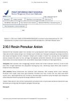 2.10.1 Resin Penukar Anion - PIO Nas