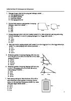 25 Soal Matematika SMP Kelas 9 Persiapan Ujian Akhir Semester 2 PDF