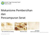 3 - Mekanisme Pembersihan & Pencampuran