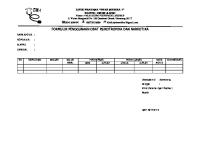 3.2.2.9 Formulir Pelaporan Penggunaan Obat Psikotropika Dan Narkotika