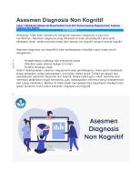 3.3 Asesmen Diagnosis Non Kognitif