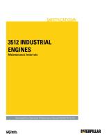 3512 Industrial Engine-Maintenance Intervals