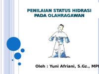 4 - Penilaian Status Hidrasi Pada Olahragawan - Yuni Afriani - 2016