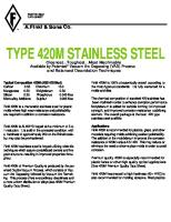 420 M Stainless [PDF]