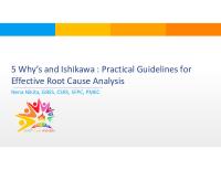 5 Whys and Ishikawa (Practical Guidelines For Effective RCA)