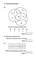 52 Test and Assess Your Brain Quotient: What Should Replace The Question Mark?