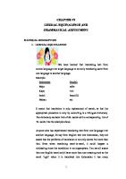 6 Chapter Vi Lexical and Gramatical Adjustment