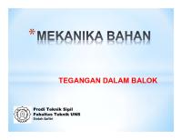 6 Mekban-Tegangan Dalam Balok