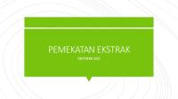 7 - EKSTRAK Dan PEMEKATAN EKSTRAK