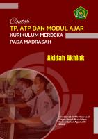 7 Kirim TP, ATP Dan Modul Akidah Akhlak