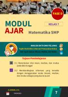 7.1 Modul Ajar Mean, Modus, dan Median