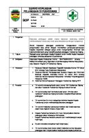 7.1.1.1 Sop Survei Kepuasan Pelanggan Di Puskesmas