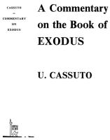 A commentary on the book of Exodus
 9789654939232, 9654939231