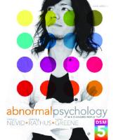 Abnormal Psychology in A Changing World (9th Edition) [PDF]