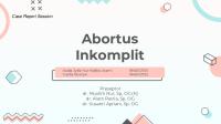 Abortus Inkomplit