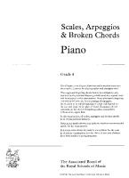 Abrsm Piano Scales g4