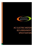 AC Motor Repair Specification