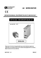 AC Servo Motor PDF