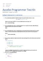 Accelist Programmer Test Kit (3+1 - 2019) [PDF]