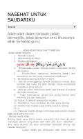 Adab Adab Dalam Tarbiyah Adab - HTML PDF