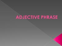 Adjective Phrase [PDF]