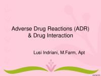 ADR Dan Interaksi Obat