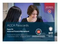 AFM Passcard BPP PDF